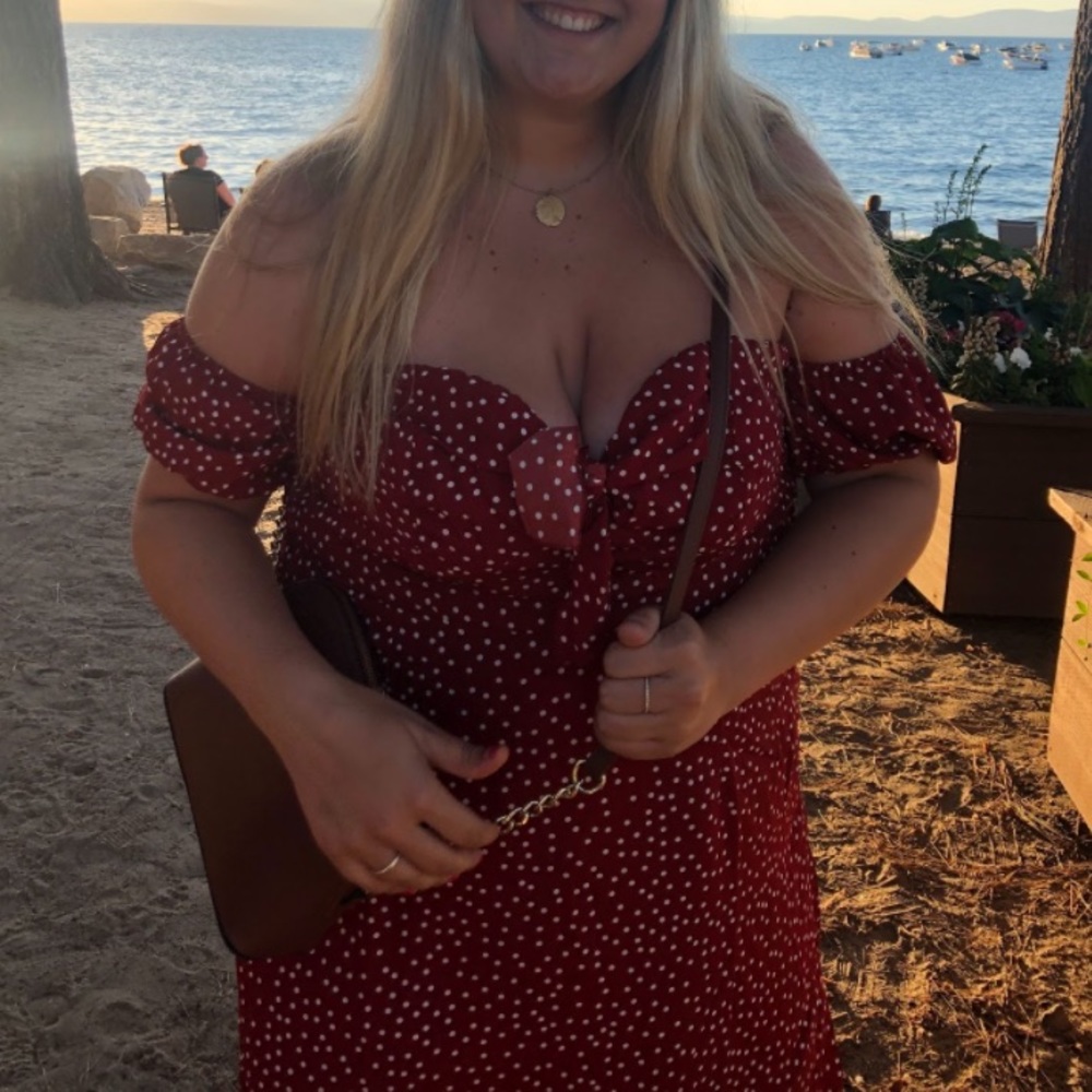 Off the shoulder Showpo dress (plus)